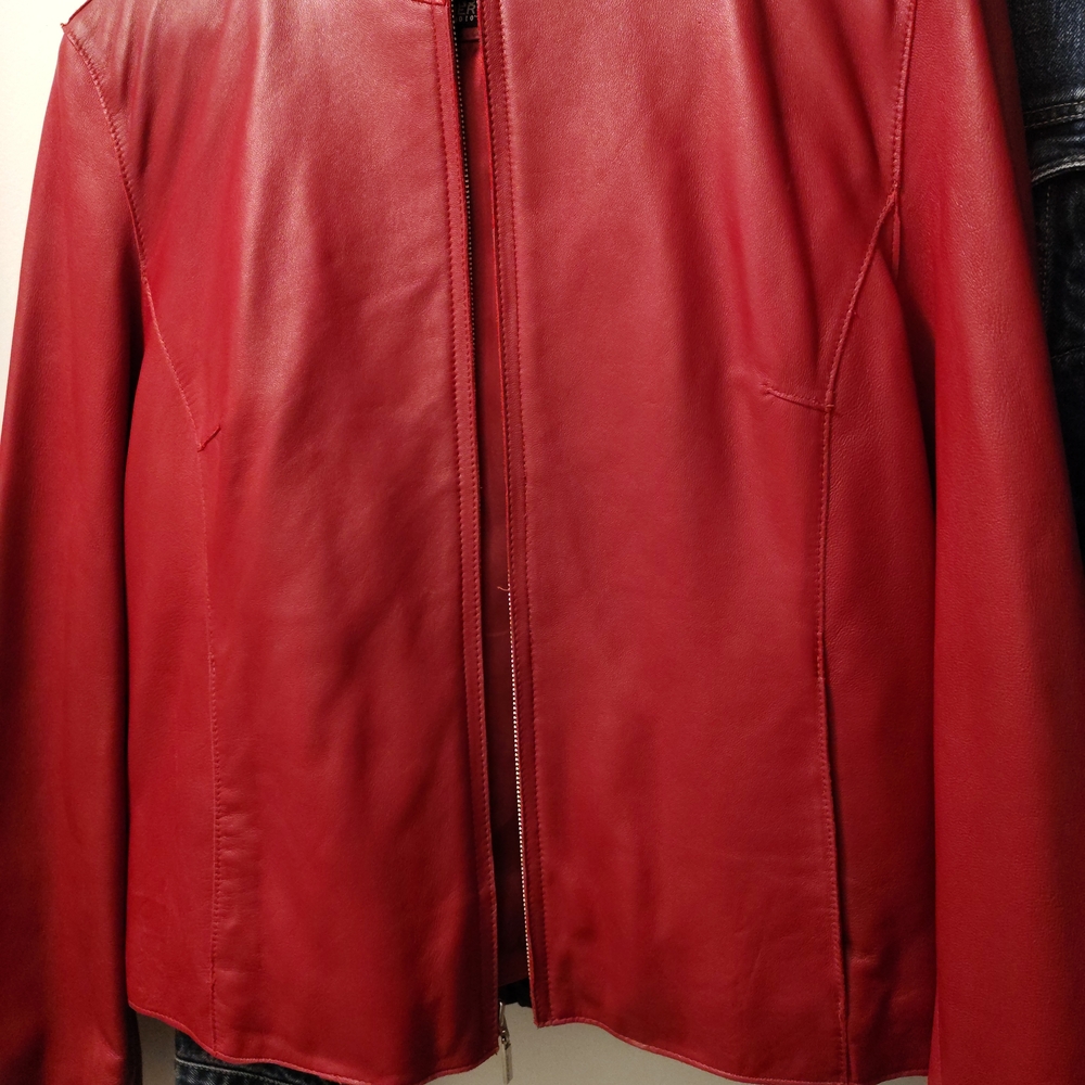 Wilsons Leather Bold Scarlet Jacket
